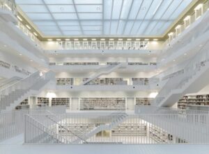 Biblioteca Municipal de Stuttgart Interior
