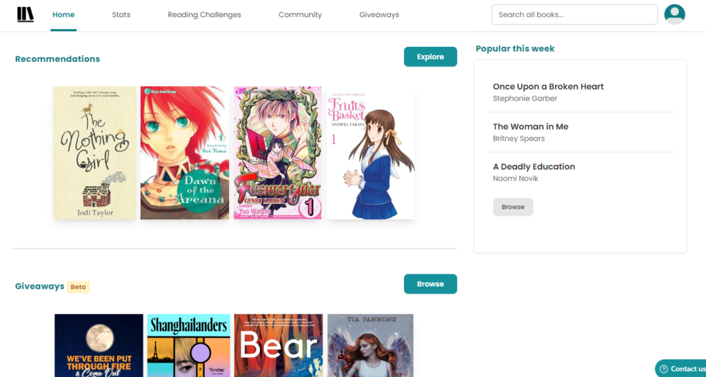 Storygraph plataforma para organizar tus lecturas